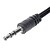abordables Câbles audio-Jack audio 3,5 mm Splitte (Noir)