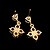 abordables Boucle d&#039;Oreille-Jian Feng conception unique Zircon or 18K Boucles d&#039;oreilles ERZ0192