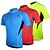 cheap Women&#039;s Cycling Clothing-Arsuxeo Men&#039;s Short Sleeve Cycling Jersey - Red Blue Light Green Bike Jersey Top Breathable Quick Dry Anatomic Design Sports Polyester Mountain Bike MTB Road Bike Cycling Clothing Apparel / Stretchy