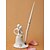 cheap Guest Book &amp; Pen Sets-Bride and Groom Design Wedding Pen Set in White Resin