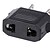 voordelige AC-adapter &amp; voedingskabels-EU / AU / UK Socket aan US Plug AC Power Adapter Plug (2,5 ~ 250V)