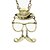 levne Módní náhrdelníky-Canlyn Dámská Vintage Cut Out Cartoon vzor náhrdelník