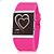 preiswerte Modeuhren-Damen Armbanduhr LED Silikon Band Heart Shape / Modisch Schwarz / Weiß / Blau / Zwei jahr / Maxell626 + 2025