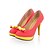 cheap Women&#039;s Heels-Women&#039;s Shoes Fleece Fall Heels Stiletto Heel Bowknot for Casual Office &amp; Career Brown Red Blue