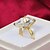 cheap Rings-Women&#039;s Statement Ring Gold Plated 18K Gold Ring Jewelry For Wedding Party Daily Casual 6 / 7 / 8 / 9 / Cubic Zirconia