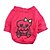 billige Hundetøj-Kat Hund Bluser Sweatshirt Dødningehoveder Afslappet / Hverdag Hundetøj Åndbart Rose Kostume Bomuld XS S M L
