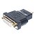 abordables Organizadores para cables-DVI 24 +5 hembra adaptador convertidor de HDMI Macho Oro (Negro)