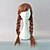 cheap Movie &amp; TV Theme Costumes-Snow Princess Super Power Anna Brown Braid Pigtails Halloween Cosplay Wig