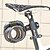 זול פעמונים, מנעולים ומראות לאופניים-מהנדס ABS FJQXZ רכיבה על אופניים פלסטיק נגד גניבה שחורה קידוד נעילה