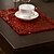 abordables Plaidemats &amp; Coasters &amp; Trivets-Moderno Poliéster Rectangular Juego de Mesa Bordado Decoraciones de mesa