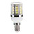 billige Elpærer-E14 LED-kolbepærer T 30 leds SMD 5050 Dæmpbar Varm hvid 400lm 3000-3500K Vekselstrøm 220-240V