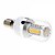 billiga Glödlampor-LED-lampa 680-760 lm E14 T 27 LED-pärlor SMD 5630 Varmvit 85-265 V