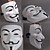 voordelige Accessoires-Verdikken Wit masker V For Vendetta Full Face Scary Cosplay Gadgets voor Halloween Costume Party