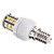 billige Elpærer-3W E14 LED-kolbepærer T 27 SMD 5050 350 lm Varm hvid Justérbar lysstyrke AC 110-130 V