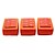 cheap Accessories For GoPro-red floaty sponge for gopro hero 3 3 2 1 with 3m sticker