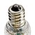 cheap Light Bulbs-1pc 0.5 W 30 lm E12 LED Candle Lights C35 6 LED Beads Dip LED Decorative White 100-240 V / RoHS