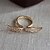 cheap Rings-Statement Ring - Zircon, Imitation Diamond, Alloy Wings Luxury, European, Adjustable Adjustable Golden For Casual