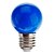 levne Žárovky-0.5 W LED kulaté žárovky 30 lm E26 / E27 G45 7 LED korálky Dip LED Ozdobné Modrá 220-240 V / RoHs