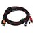 abordables Cables HDMI-HDMI a 5 RCA 5RCA Cable adaptador AV (Negro, 1,5 M)