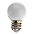 voordelige Gloeilampen-1pc 0.5 W LED-bollampen 30 lm E26 / E27 G45 7 LED-kralen Dip LED Decoratief Koel wit Rood Blauw 100-240 V / RoHs