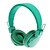 cheap Headphones &amp; Earphones-MRH-8809 3.5mm Stereo Collapsible On-Ear Headphone with TF/FM Function(Green)
