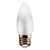 billige Elpærer-1pc 3 W LED-stearinlyspærer 100-150 lm E26 / E27 C35 25 LED Perler SMD 3014 Dekorativ Varm hvid 220-240 V / RoHs