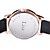 cheap Personalized Watches-Personalized Gift Watch, Analog Japanese Quartz Watch with Steel Case Material PU Band Casual Watch / Fashion Watch / Wrist Watch Water Resistance Depth