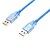 levne USB kabely-USB 2.0 mužů k ženám prodlužovací kabel (modrý, 1,5 m)