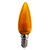preiswerte Leuchtbirnen-1W E14 LED Kerzen-Glühbirnen C35 8 Leds Dip - Leuchtdiode 70lm Gelb Dekorativ AC 220-240