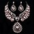 billige Smykkesæt-Fashion Wings Diamond smykker sæt (halskæde, øreringe)