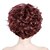 Недорогие Парик из искусственных волос без шапочки-основы-Парики из искусственных волос Кудрявый Парик Вино Красный