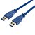Χαμηλού Κόστους Καλώδια USB-USB 3.0 αρσενικό σε αρσενικό High Speed ​​χαλκού Καλώδιο επέκτασης USB (Deep Blue, 1.5M)