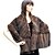 cheap Gifts &amp; Decorations-Fur Wraps Shawls Feather/Fur Black / Coffee Party/Evening / Casual