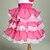 levne Šaty-Ruffle rukávem bicolors dort Svatební šaty dívčí