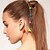 voordelige Haarsieraden-Etnische Multicolor Driehoek Vorm Gold Lichtmetalen Kammen voor vrouwen (Multicolor, Goud) (1 Pc)