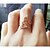 cheap Rings-Women&#039;s Band Ring - Alloy Alphabet Shape Ladies Jewelry Gold / Black / Silver For Party Daily Casual 7
