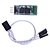 voordelige Modules-4-Pin Bluetooth Board Module met kabel - Blauw + Wit