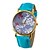 cheap Women&#039;s Watches-Women&#039;s Flower Pattern PU Band Quartz Wrist  Watch  Cool Watches Unique Watches