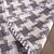 cheap Slipcovers-Elaine Cotton KF Check Pattern Bordure Gray Sofa Cushion 333727