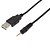 billige USB-kabler-yongwei usb opladningskabel usb2.0 til dc 2.5mm stik / jack (sort, 1m)