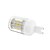 abordables Ampoules LED double broche-12OO G9 Ampoules Maïs LED T 24 Perles LED SMD 5730 Blanc Chaud 220-240 V