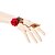 voordelige Armband-Elonbo Rode Rozen en Edelstenen Gothic Lolita Armband met Ring