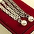 cheap Necklaces-Shadela Pearl Silver Fashion Necklace CX128-2