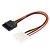 billige USB-kabler-4 Pin IDE til 15-PIN seriel ATA SATA HDD Power Cable (0,15 M)
