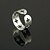 preiswerte Religiöser Schmuck-Damen Ring 3 Stück Silber Aleación Geometrische Form Simple Style Modisch Party Alltag Schmuck Hohl Kreuz Zahl