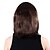 cheap Synthetic Wigs-Capless Medium High Quality Synthetic Brown Curly Side Bang Wings