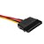 cheap USB Cables-4 Pin IDE to 15 Pin Serial ATA SATA HDD Power Cable(0.15M)
