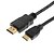 billige HDMI-kabler-1.4V Mini HDMI til HDMI-kabel til Tablet eller bærbar til HDTV 1080P/3D (Sort, 1.5m)