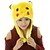 tanie Piżamy kigurumi-Piżama Kigurumi Pika Pika Piżama Onesie Kostium Faux Fur / Poliester Cosplay Dla Dla dorosłych Animal Piżamy Rysunek Halloween