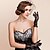 cheap Party Gloves-Lace / Polyester Wrist Length Glove Classical / Bridal Gloves / Party / Evening Gloves With Solid